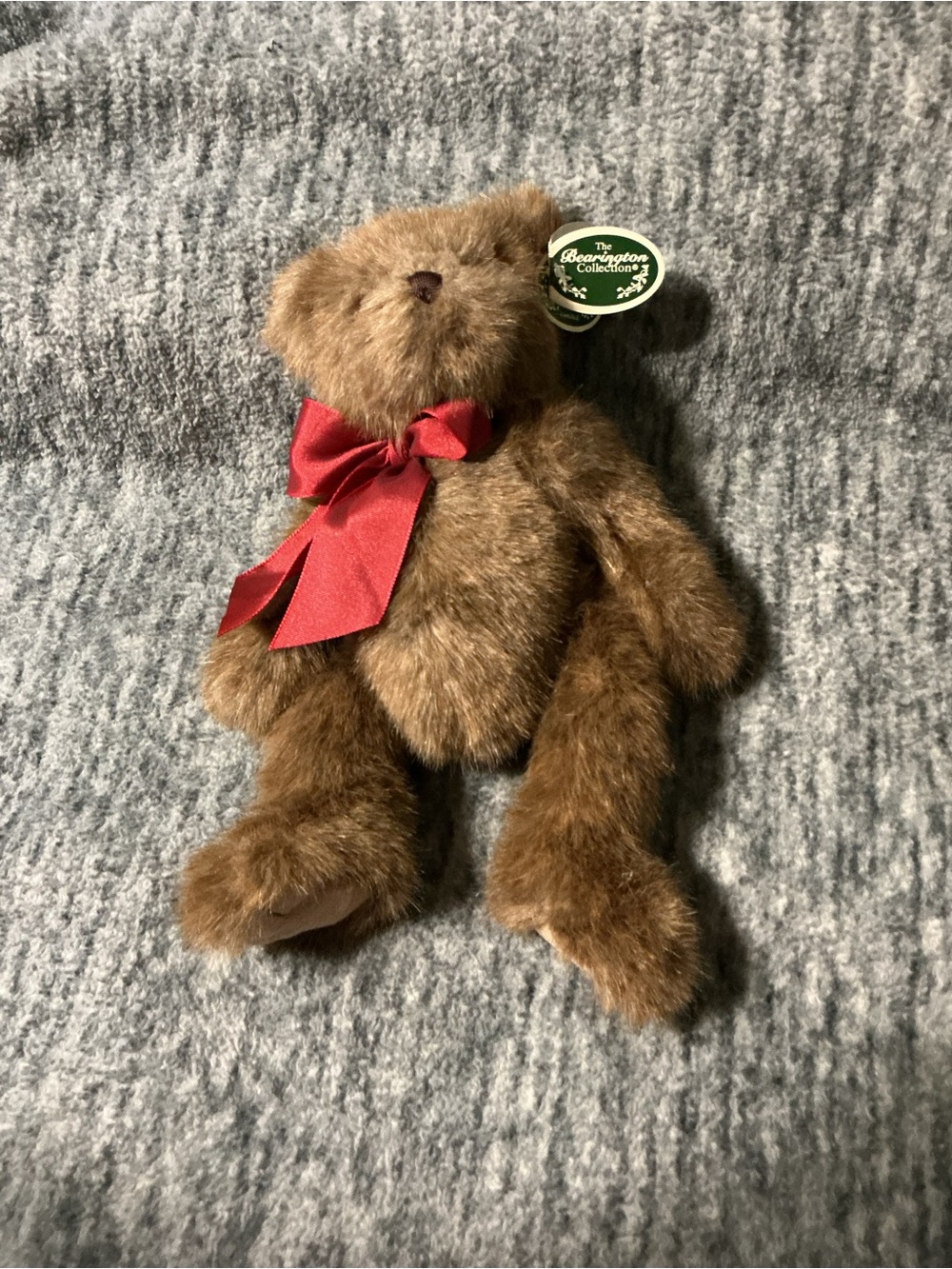Plush brown bear: The Bearington Collection